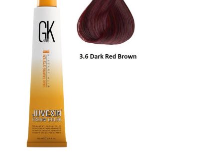 GK Hair Color 3.6 Dark Red Brown 100 ml Cheap