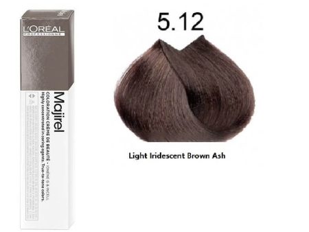 LOreal Professional Majirel 5.12 Light Iridescent Brown Ash 50ml Cheap