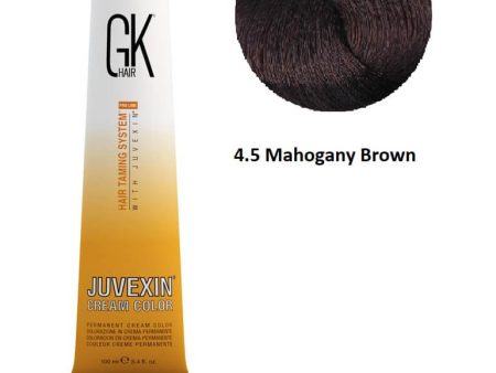 GK Hair Color 4.5 Mahogany Brown 100ml Online Hot Sale