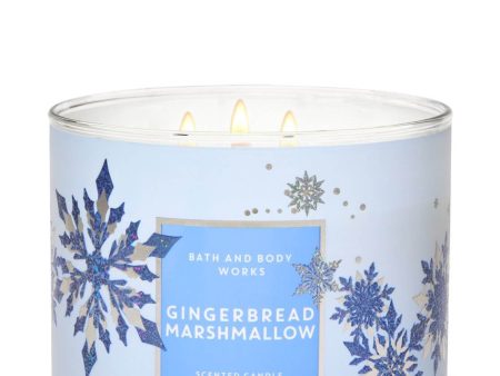 Bath & Body works Gingerbread Marshmallow 3-Wick Candle on Sale