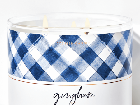 Bath & Body Works Gingham  3-Wick Candle Cheap