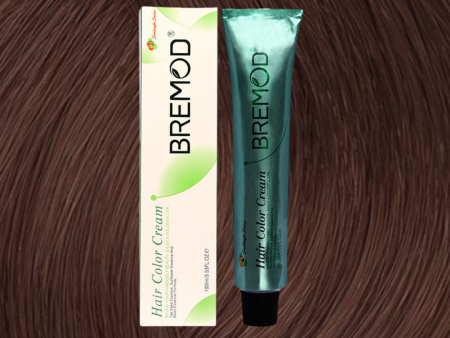 Bremod Hair Color Cream 4.45 Medium Copper Mahogany Brown 100ml Online