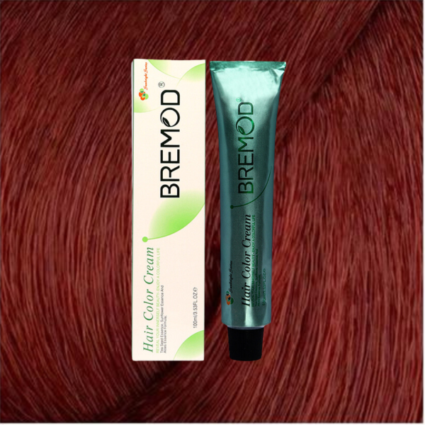 Bremod Hair Color Cream 7.66 Medium Intense Red Blond 100ml Cheap