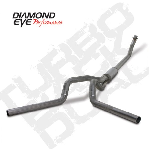 Diamond Eye KIT 4in TB DUAL SS: 94-02 DODGE CUMMINS 5.9L Sale