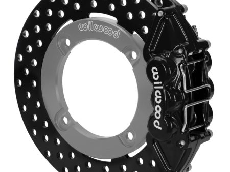 Wilwood 19-22 Honda Talon 1000 Black 4-Piston Rear Kit 11.25in - Drilled Rotors For Cheap