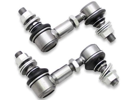 SuperPro 2004 Mazda RX-8 Base Rear HD Adjustable End Link Set (10mm Studs 85mm-100mm Length) For Sale