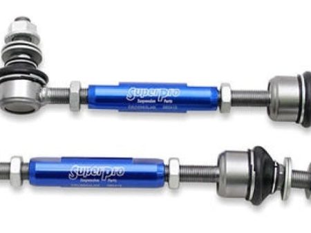 SuperPro 2003 Lexus GX470 Base Rear HD Adjustable End Link Set - 10mm Studs on Sale