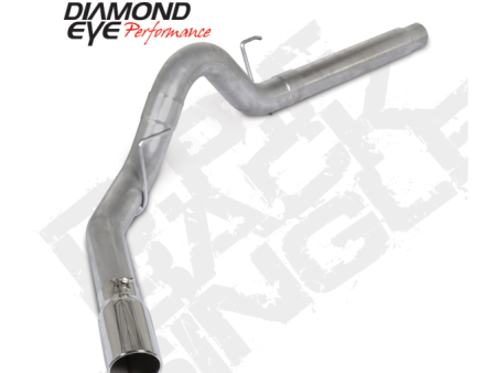 Diamond Eye 18-19 Ford 3.0L Powerstroke F150 - 4in Aluminized DPF Back Exhaust Kit w  Tip 4512BRA-DE Cheap