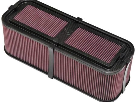 K&N Custom Racing Assembly 19in x 6.5in Carbon Fiber Air Filter Discount