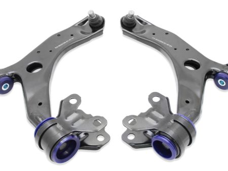 SuperPro 10-14 Mazda3 Front Lower Control Arm Set W  Sp Bushings Fashion