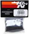 K&N Universal Precharger Round Straight Air Filter Wrap Black on Sale