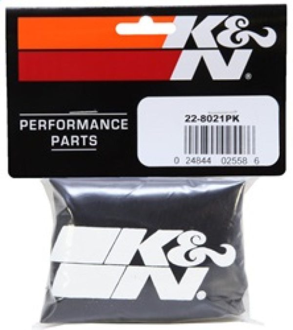 K&N Precharger Air Filter Wrap Black Universal Polyester 6in. Height 7in. Inside Diameter For Sale