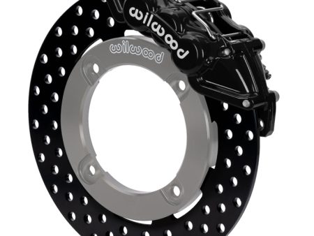 Wilwood 19-22 Honda Talon 1000 Black 6-Piston Front Kit 11.25in - Drilled Rotors Online Hot Sale