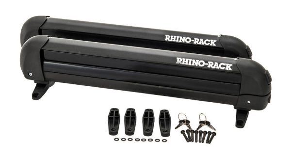 Rhino-Rack Universal Ski Snowboard Carrier - Fits 4 Pairs of Skis or 2 Snowboards - Black on Sale