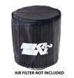 K&N Precharger Round Straight Air Filter Wrap Black - 4.5in ID x 5in H Fashion