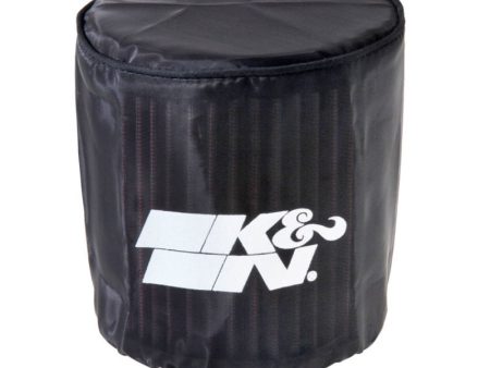 K&N Precharger Round Straight Air Filter Wrap Black - 4.5in ID x 5in H Fashion