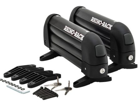 Rhino-Rack Universal Ski Carrier - Fits 2 Pairs of Skis - Black For Cheap