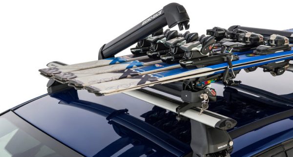 Rhino-Rack Universal Ski Snowboard Carrier - Fits 4 Pairs of Skis or 2 Snowboards - Black on Sale