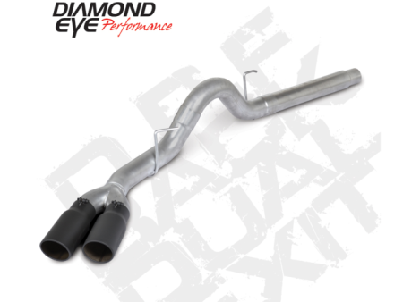 Diamond Eye 18-19 Ford 3.0L Pwrstrk F150 - 4in Alum DPF Back Exh Kit Sprt Dual w Tips 4512BRA-DEBK Discount