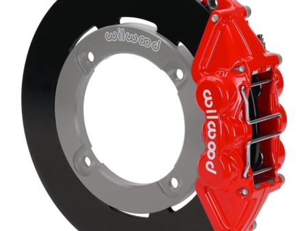 Wilwood 19-22 Honda Talon 1000 Red 4-Piston Rear Kit 11.25in - Plain Face Steel Rotors Online now