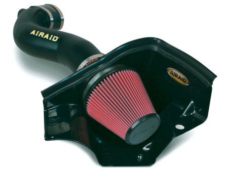 Airaid 05-09 Ford Mustang 4.6L Race Only (No MVT) MXP Intake System w  Tube (Oiled   Red Media) Online Sale