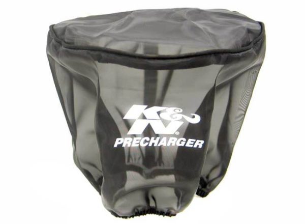 K&N Precharger Air Filter Wrap Black Universal Polyester 6in. Height 7in. Inside Diameter For Sale