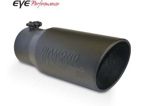 Diamond Eye TIP 5in-6inX12in BOLT-ON ROLLED ANGLE 15 ANGLE CUT DIAMOND EYE BLACK POWDERCOAT Cheap