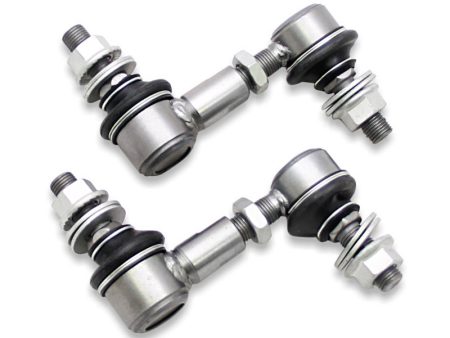 SuperPro 2003 Infiniti G35 Base Front HD Adjustable End Link Set (12mm Studs 85mm-100mm Length) For Sale