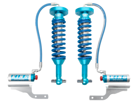 King Shocks 2015+ Ford F150 2WD Front 2.5 Dia Remote Reservoir Coilover w Adjuster (Pair) For Sale