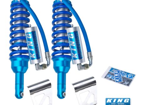 King Shocks 03-09 Toyota Land Cruiser 120 Front 2.5 Dia Remote Res Coilover (Pair) For Sale